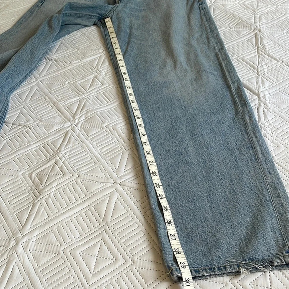 AGOLDE Criss Cross Upsized Jeans in Suburbia Size 28 - Picture 6 of 12